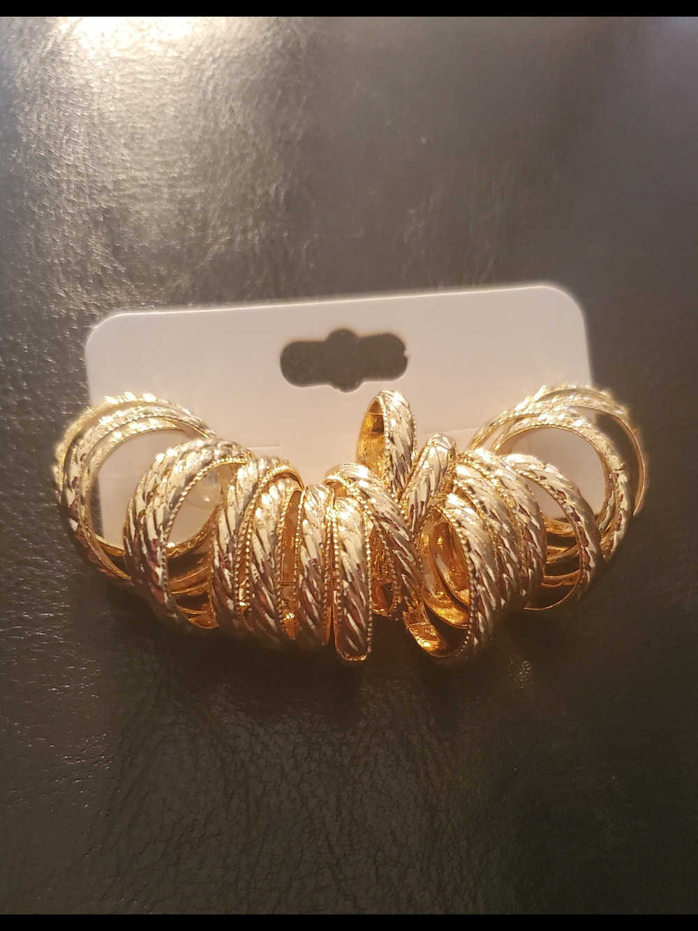 Gold Tone Ring Set